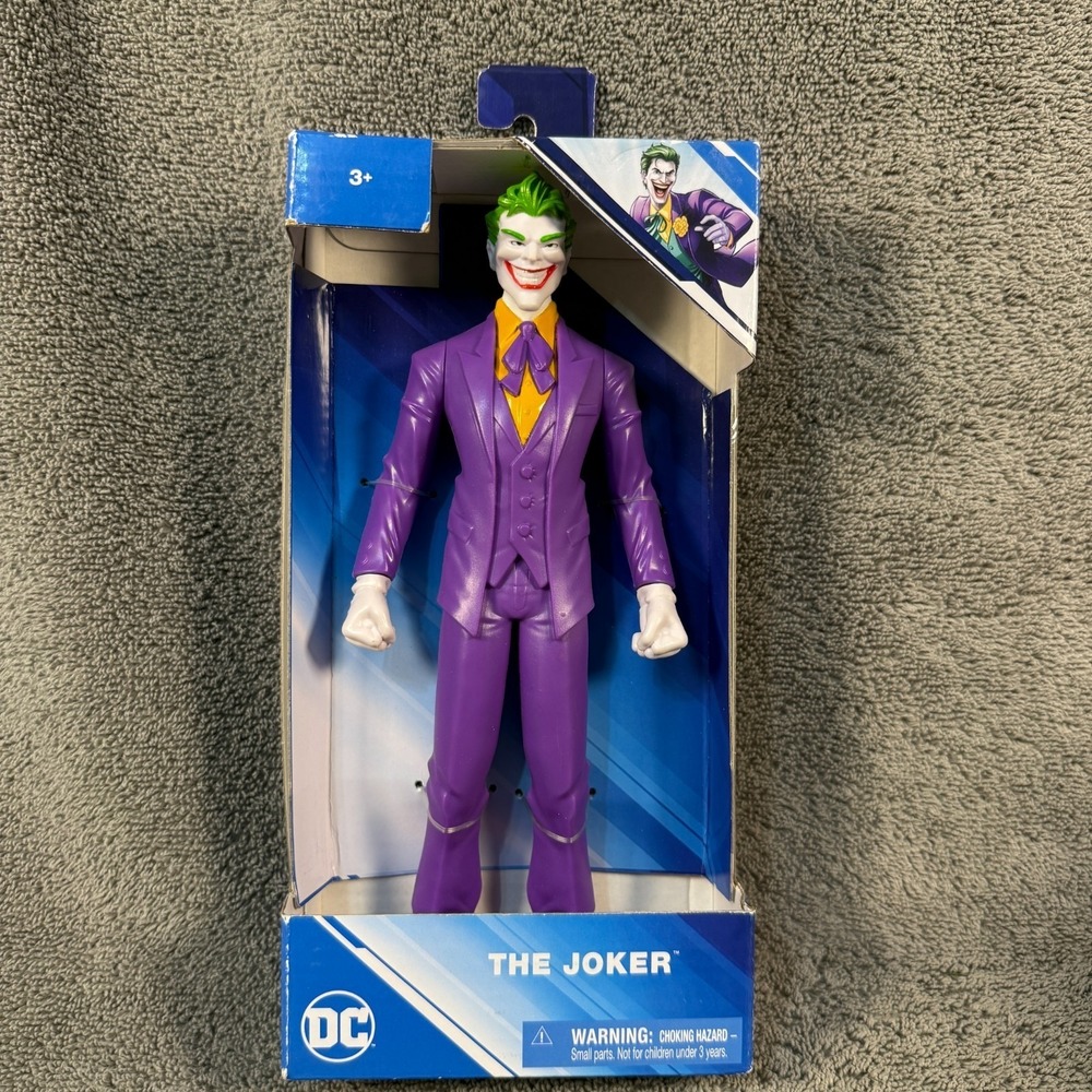 2022 Spin Master DC Batman The Joker 10" Action Figure Purple Suit‎